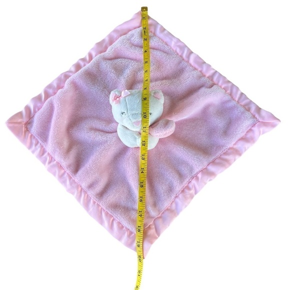 Carter’s Sleepy Kitten Cat Lovey Plush Security Blanket Snuggler 2021 Satin Trim - Picture 7 of 9